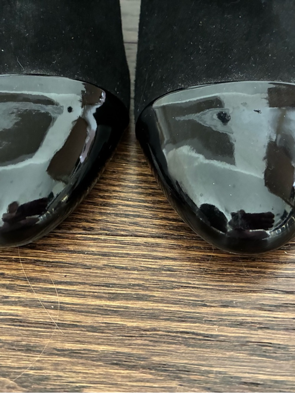 Suede Boots by 1901, Black Shiny Heels and Boot Toe 🖤 - Picture 4 of 11
